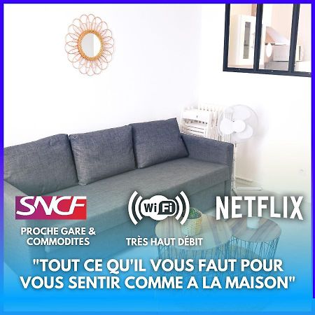 Netflix I Molotov I Lit 160X200 I Proche Gare Et Centre Ville I 39M2 I Wifi Toulon Exterior photo